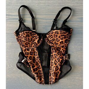 Honey Birdette Leopard Print Shapewear